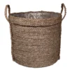 GoodHome Witoto Natural Seagrass Round Plant Pot (Dia)45cm