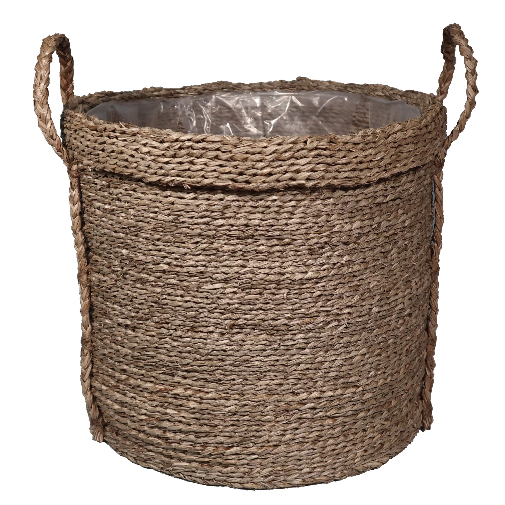 GoodHome Witoto Natural Seagrass Round Plant Pot (Dia)45cm 1 GoodHome Witoto Natural Seagrass Round Plant Pot (Dia)45cm