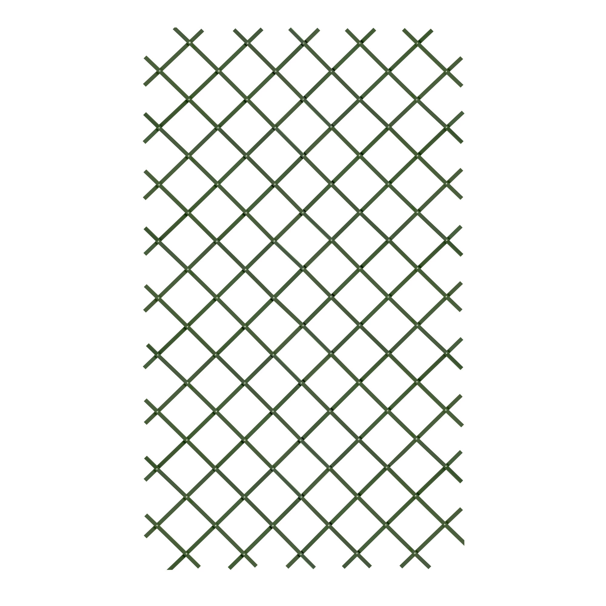 Green Plastic Trellis (W)100cm X (H)200cm 1 Green Plastic Trellis (W)100cm X (H)200cm