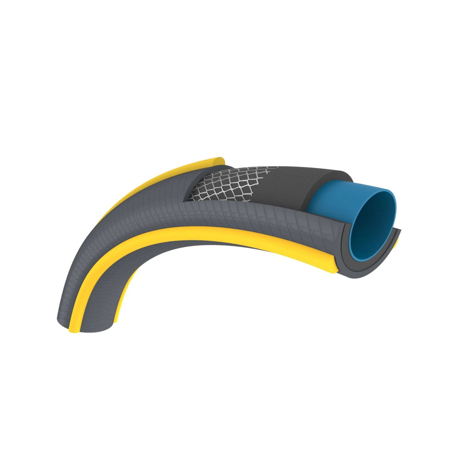Hozelock Ultramax 116240 Grey & Yellow 5-layer Reinforced Hose Pipe (L)15m 2 Hozelock Ultramax 116240 Grey & Yellow 5-layer Reinforced Hose Pipe (L)15m - Image 2