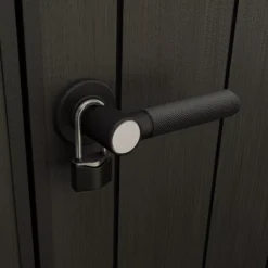 Keter Artisan 7x7 Ft Pent Tongue & Groove Grey Plastic Shed With Floor -Hozelock Shop keter artisan 7x7 ft pent tongue groove grey plastic shed with floor7290106933989 15i bq