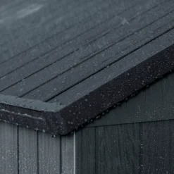 Keter Darwin 6x4 Grey Plastic Shed With Floor (Base Included) -Hozelock Shop keter darwin 6x4 grey plastic shed with floor base included 7290112634634 39c