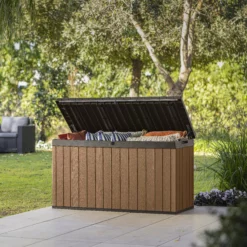 Keter Darwin Wood Effect 5x2 Garden Storage Bench Box 570L 9 Keter Darwin Wood Effect 5x2 Garden Storage Bench Box 570L -Hozelock Shop keter darwin wood effect 5x2 garden storage bench box 570l7290112636263 03i bq