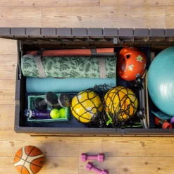 Keter Darwin Wood Effect 5x2 Garden Storage Bench Box 570L 10 Keter Darwin Wood Effect 5x2 Garden Storage Bench Box 570L -Hozelock Shop keter darwin wood effect 5x2 garden storage bench box 570l7290112636263 04i bq