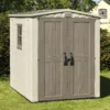 Keter Factor 6x6 Apex Beige Plastic Shed With Floor