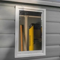 Keter Manor 6x4 Ft Gable Grey Plastic Shed With Floor -Hozelock Shop keter manor 6x4 ft gable grey plastic shed with floor7290103660352 02i BQ