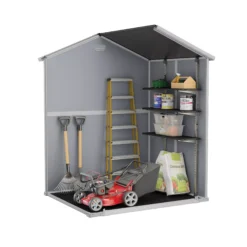 Keter Manor Apex Grey Plastic Shed With Floor (Base Included) 9 Keter Manor Apex Grey Plastic Shed With Floor (Base Included) -Hozelock Shop keter manor apex grey plastic shed with floor base included 7290103660390 04t bq