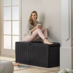 Keter Marvel Plus Grey Plastic 4x1 Garden Storage Box 270L 12 Keter Marvel Plus Grey Plastic 4x1 Garden Storage Box 270L -Hozelock Shop keter marvel plus grey plastic 4x1 garden storage box 270l7290112637802 04i