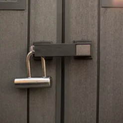 Keter Newton 7x11 Ft Apex Tongue & Groove Composite Shed With Floor -Hozelock Shop keter newton 7x11 ft apex tongue groove composite shed with floor7290112631688 04c bq