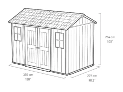 Keter Oakland Apex Tongue & Groove Grey Plastic Shed With Floor 16 Keter Oakland Apex Tongue & Groove Grey Plastic Shed With Floor -Hozelock Shop keter oakland apex tongue groove grey plastic shed with floor7290106934139 01t bq