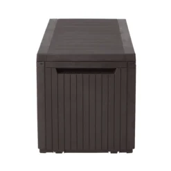 Keter Springwood Plastic Garden Storage Box -Hozelock Shop keter springwood plastic garden storage box7290106930292 05c bq