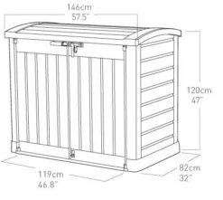 Keter Store-it-out ARC Plastic Garden Storage Box -Hozelock Shop keter store it out arc plastic garden storage box5397007165784 01t BQ