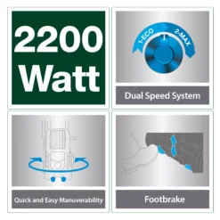 Mac Allister Corded Pressure Washer 2.2kW MPWP2200 -Hozelock Shop mac allister corded pressure washer 2 2kw mpwp22005059340104065 01t