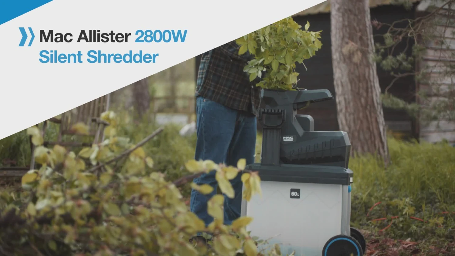 Mac Allister MQS2800-3 Corded 200kg/hr 2800W Silent Shredder - Image 2