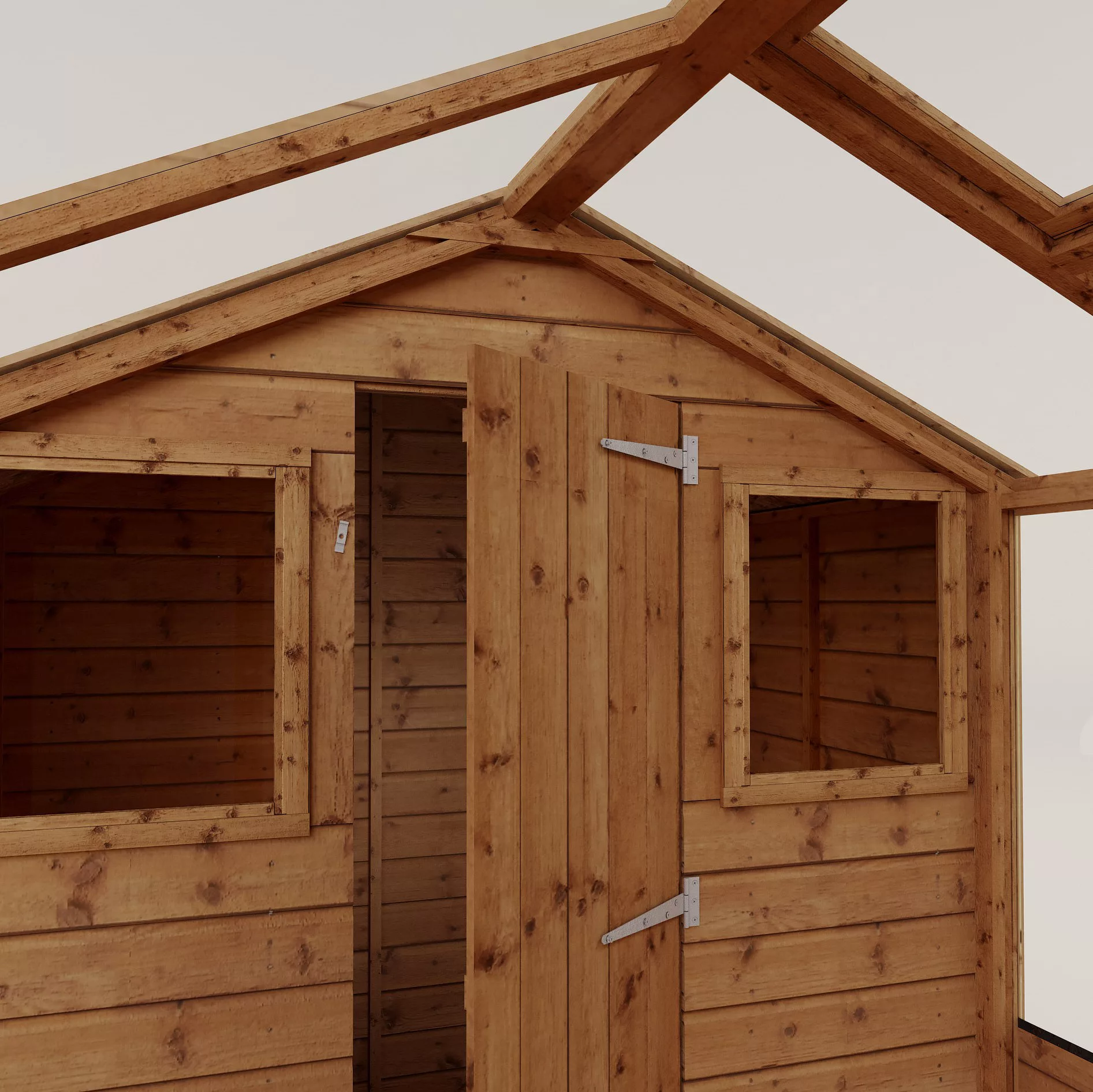 Mercia 10x6 Apex Greenhouse Combi Shed - Assembly Required 3 Mercia 10x6 Apex Greenhouse Combi Shed - Assembly Required - Image 3