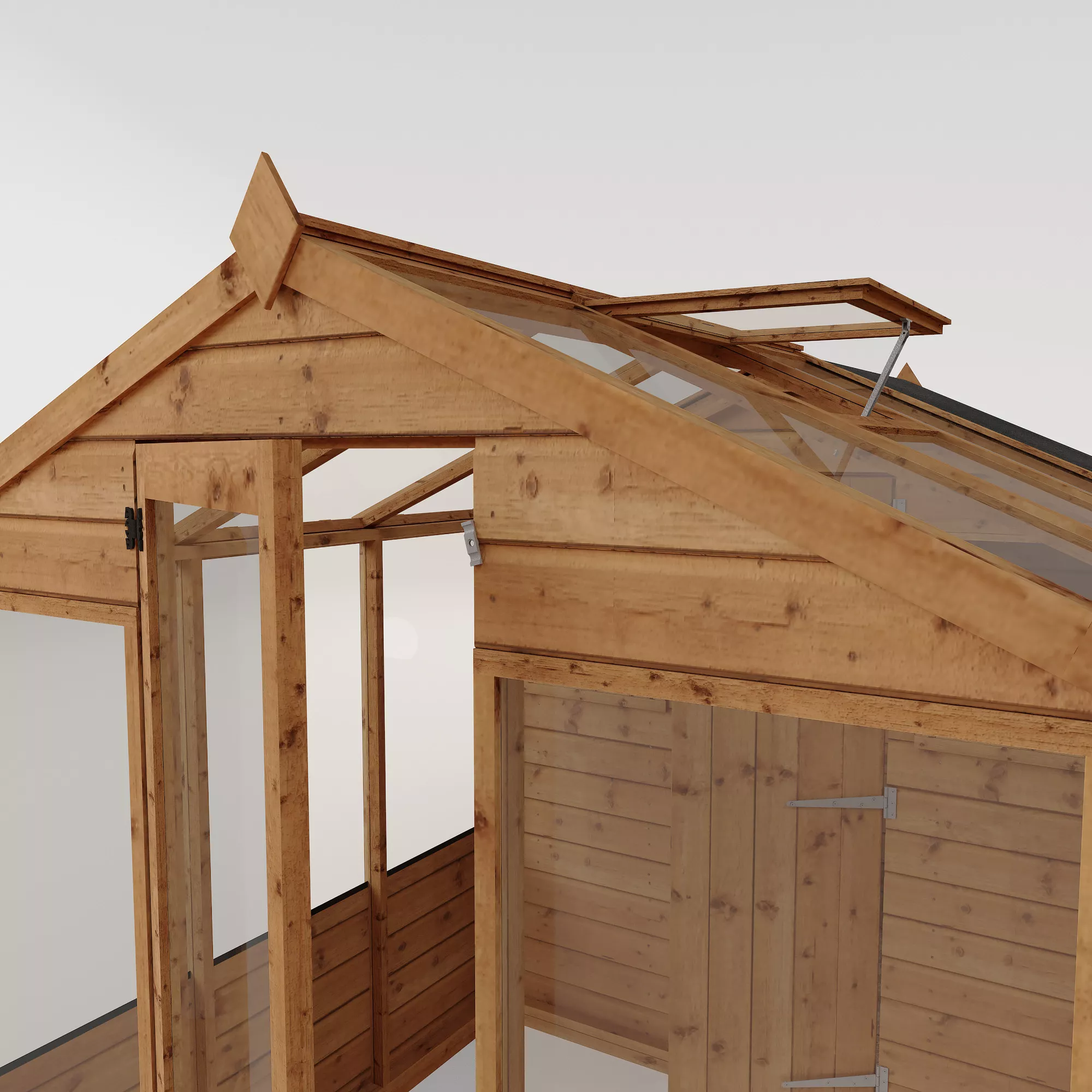 Mercia 10x6 Apex Greenhouse Combi Shed - Assembly Required 6 Mercia 10x6 Apex Greenhouse Combi Shed - Assembly Required - Image 6