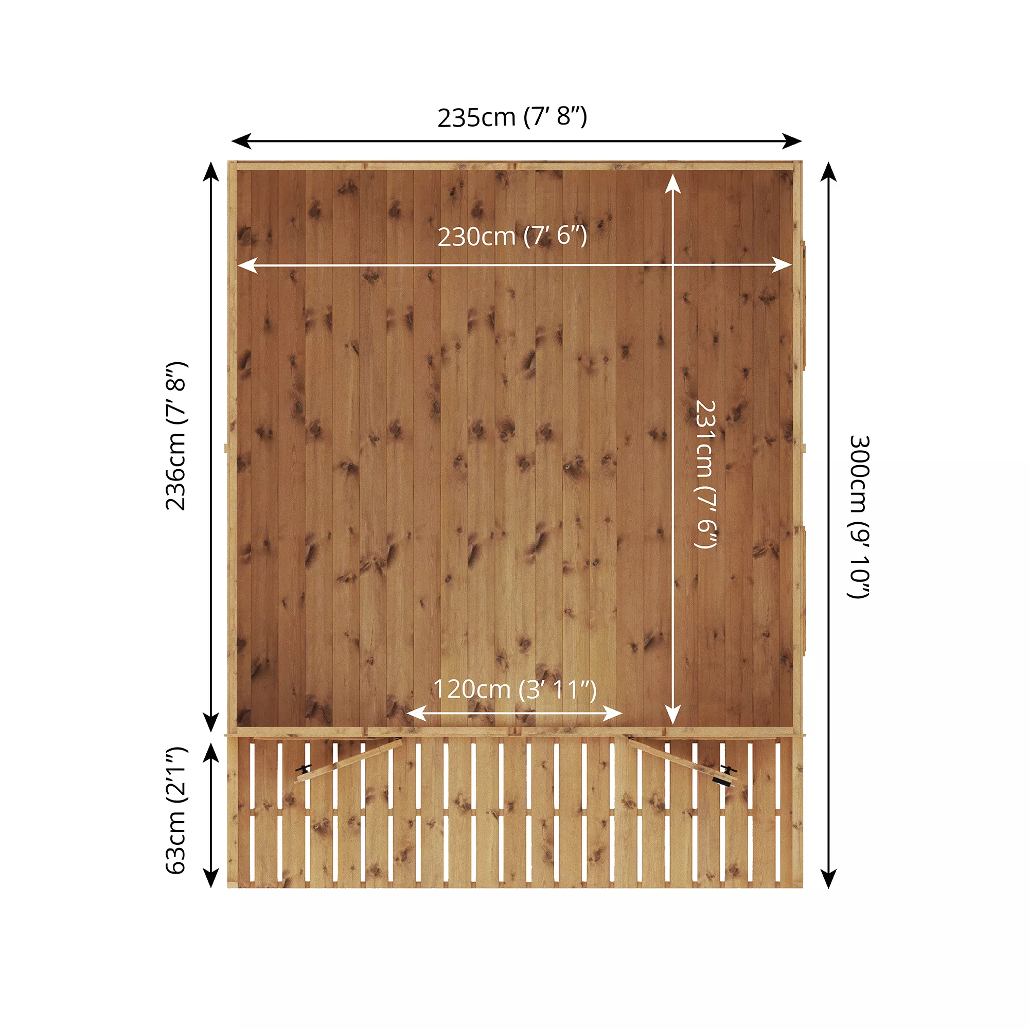 Mercia 10x8 Apex Shiplap Summer House With Double Door 5 Mercia 10x8 Apex Shiplap Summer House With Double Door - Image 5