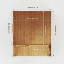 Mercia 11x12 Apex Tongue & Groove Cabin With Double Door 21 Mercia 11x12 Apex Tongue & Groove Cabin With Double Door -Hozelock Shop mercia 11x12 apex tongue groove cabin with double door5029442078687 02t bq