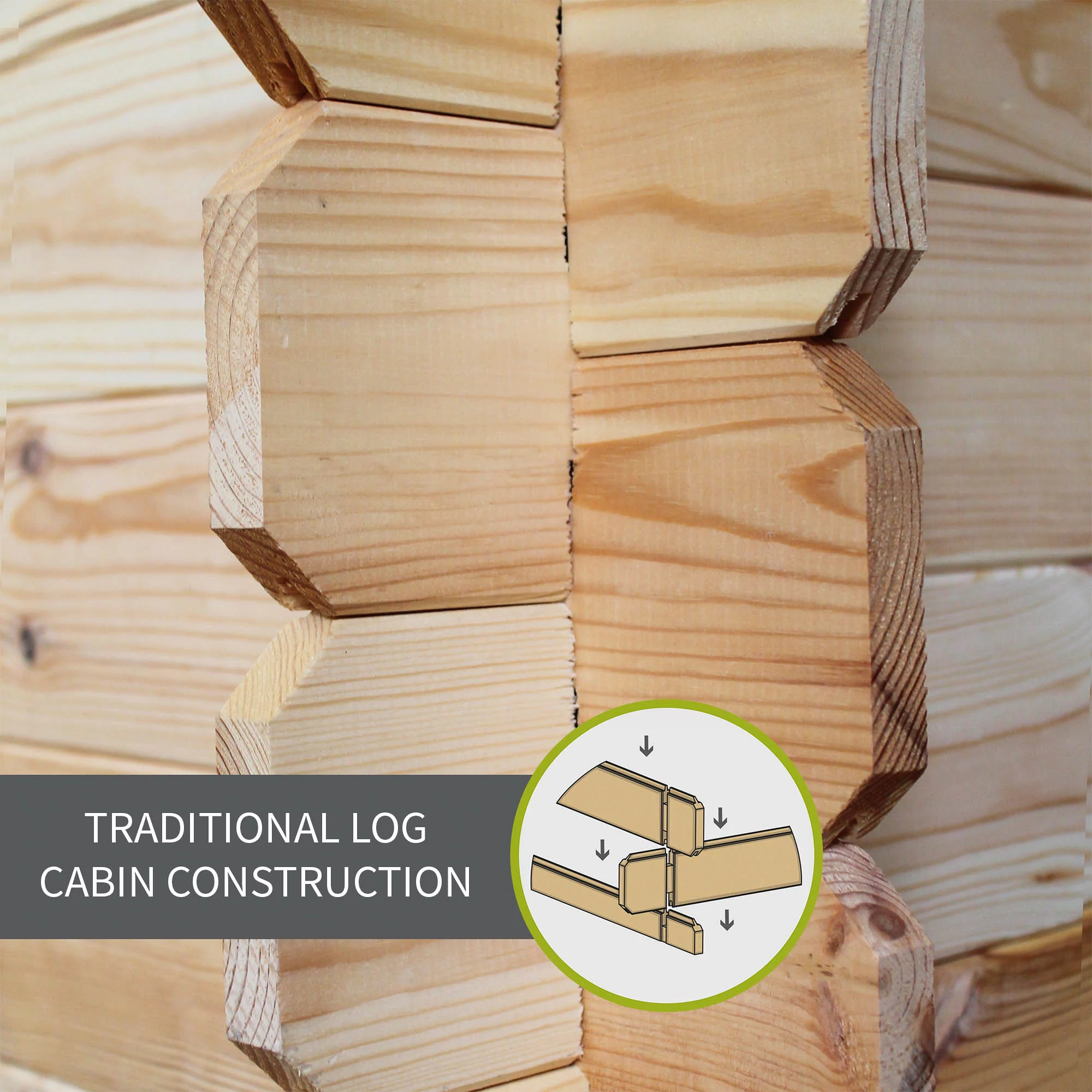 Mercia 11x12 Apex Tongue & Groove Cabin With Double Door 5 Mercia 11x12 Apex Tongue & Groove Cabin With Double Door - Image 5