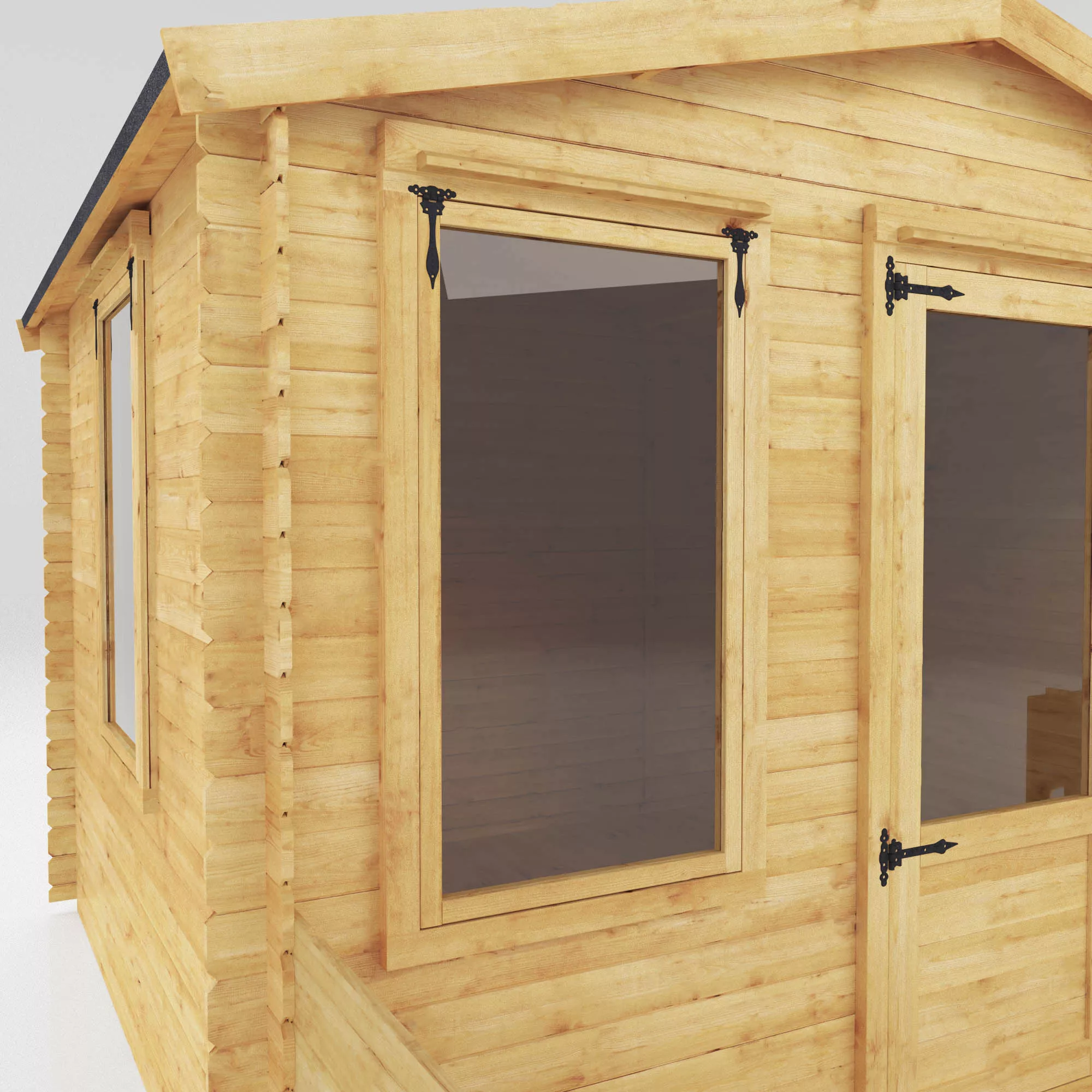Mercia 11x12 Apex Tongue & Groove Cabin With Double Door 6 Mercia 11x12 Apex Tongue & Groove Cabin With Double Door - Image 6