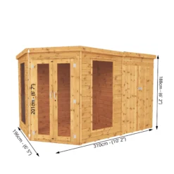Mercia 11x7 Pent Shiplap Summer House With Double Door -Hozelock Shop mercia 11x7 pent shiplap summer house with double door5029442091006 01t BQ