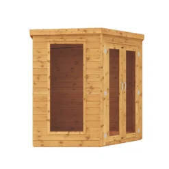 Mercia 11x7 Pent Shiplap Summer House With Double Door -Hozelock Shop mercia 11x7 pent shiplap summer house with double door5029442091006 03c BQ