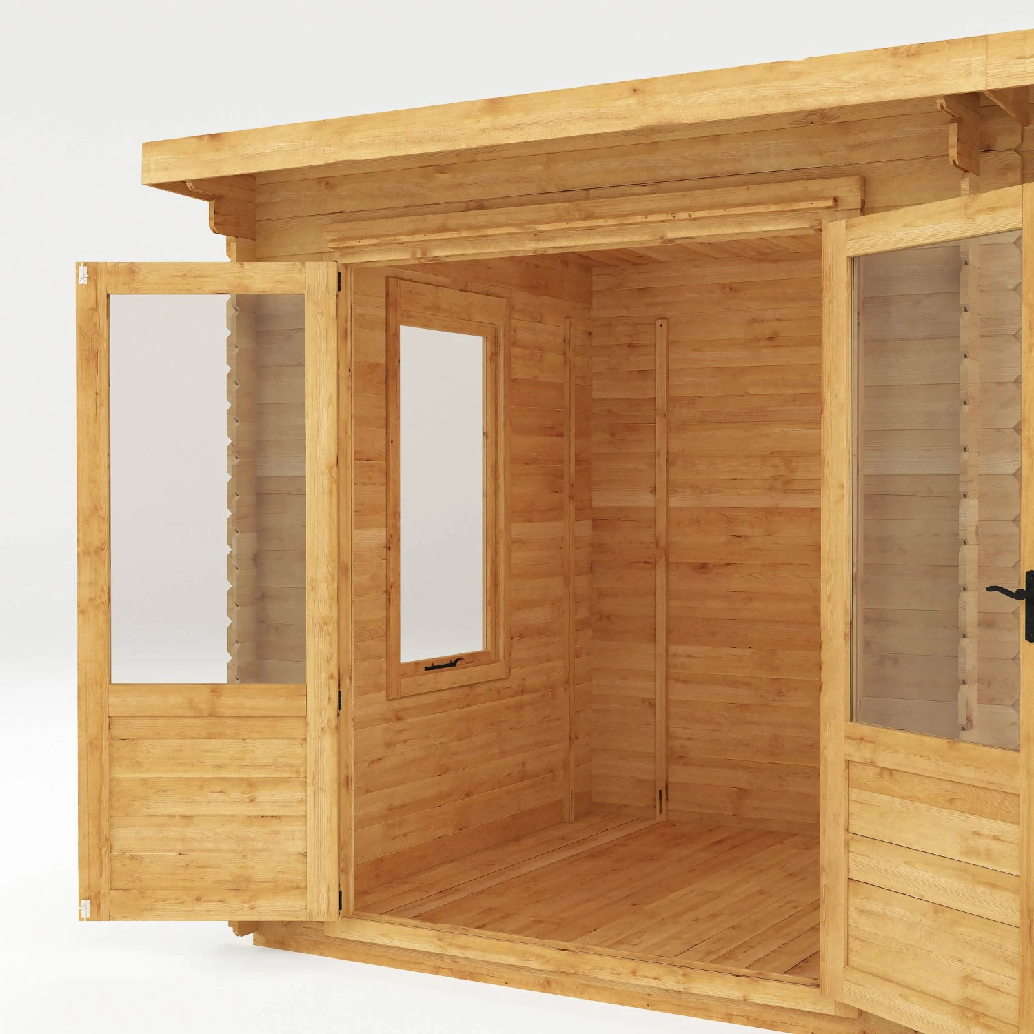 Mercia 11x8 Pent Tongue & Groove Cabin With Double Door 7 Mercia 11x8 Pent Tongue & Groove Cabin With Double Door - Image 7
