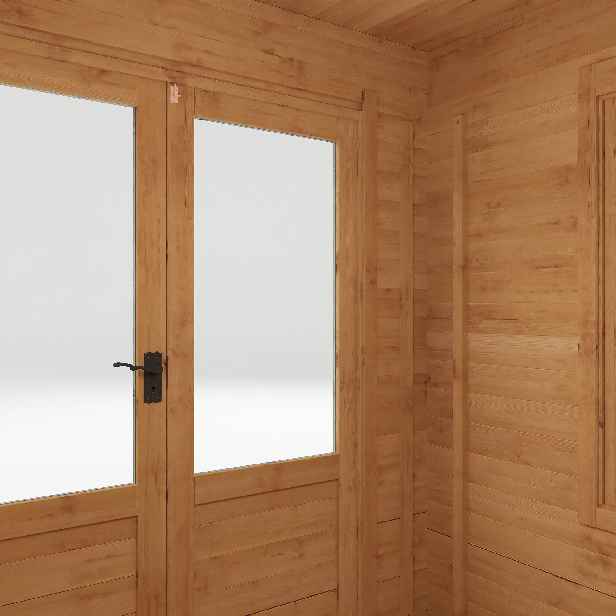 Mercia 11x8 Pent Tongue & Groove Cabin With Double Door 4 Mercia 11x8 Pent Tongue & Groove Cabin With Double Door - Image 4