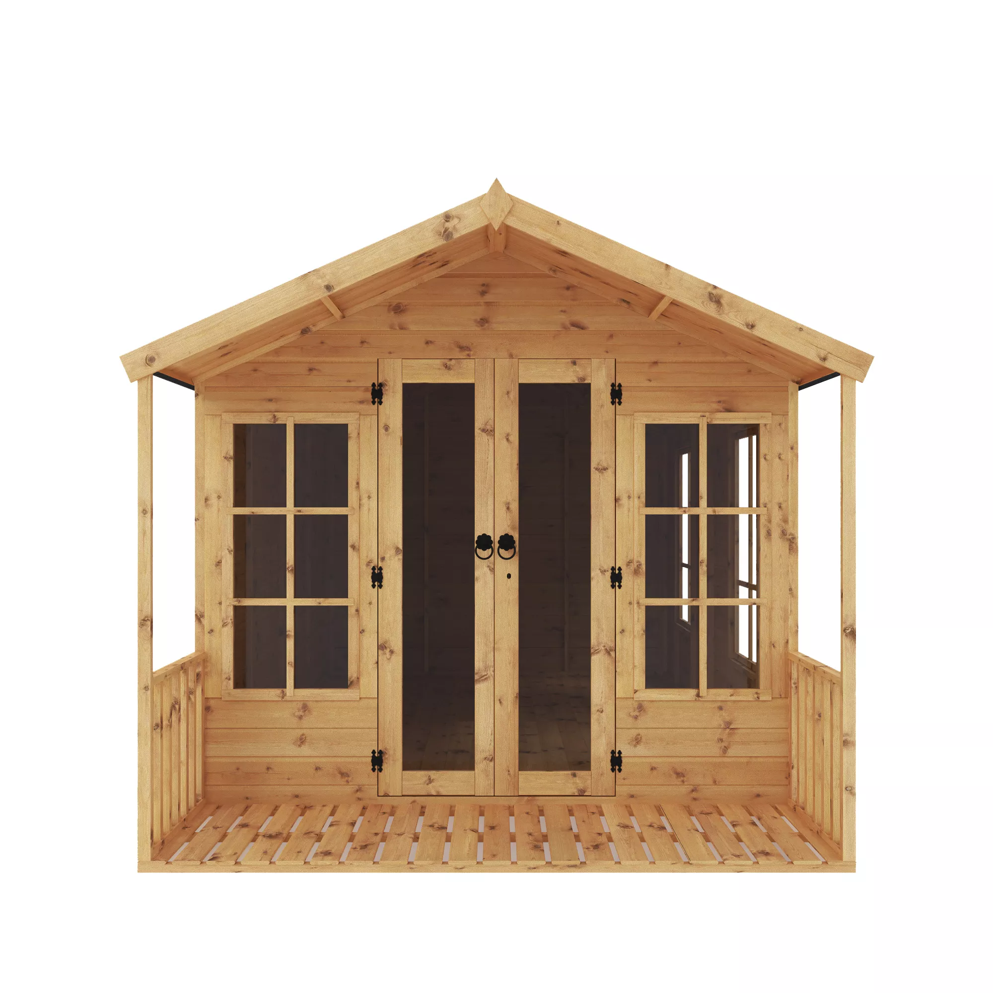 Mercia 12x8 Apex Shiplap Summer House With Double Door 2 Mercia 12x8 Apex Shiplap Summer House With Double Door - Image 2