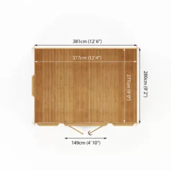 Mercia 13x10 Reverse Apex Tongue & Groove Cabin With Double Door 20 Mercia 13x10 Reverse Apex Tongue & Groove Cabin With Double Door -Hozelock Shop mercia 13x10 reverse apex tongue groove cabin with double door5029442088419 01t bq