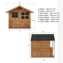 Mercia 5x5 Poppy Timber Playhouse Assembly Service Included -Hozelock Shop mercia 5x5 poppy timber playhouse assembly service included5029442002248 02t