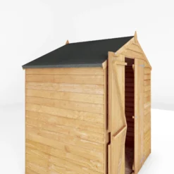 Mercia 6x4 Ft Apex Overlap Wooden 2 Door Shed With Floor -Hozelock Shop mercia 6x4 ft apex overlap wooden 2 door shed with floor5029442090993 04c