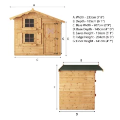Mercia 7x5 Snowdrop Shiplap Wooden Playhouse 10 Mercia 7x5 Snowdrop Shiplap Wooden Playhouse -Hozelock Shop mercia 7x5 snowdrop shiplap wooden playhouse5029442075808 05c