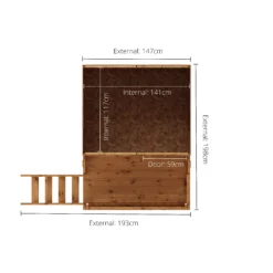 Mercia 7x6 Poppy Apex Shiplap Tower Playhouse - Assembly Service Included -Hozelock Shop mercia 7x6 poppy apex shiplap tower playhouse assembly service included5029442002255 02t bq