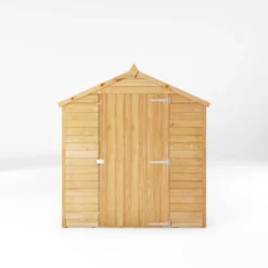 Mercia 8x6 Ft Apex Overlap Wooden 4 Windows Shed With Floor -Hozelock Shop mercia 8x6 ft apex overlap wooden 4 windows shed with floor5029442085463 02c