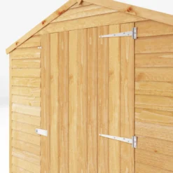Mercia 8x6 Ft Apex Overlap Wooden 4 Windows Shed With Floor -Hozelock Shop mercia 8x6 ft apex overlap wooden 4 windows shed with floor5029442085463 03c
