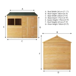 Mercia 8x6 Ft Reverse Apex Overlap Wooden 2 Windows Shed With Floor 16 Mercia 8x6 Ft Reverse Apex Overlap Wooden 2 Windows Shed With Floor -Hozelock Shop mercia 8x6 ft reverse apex overlap wooden 2 windows shed with floor5029442076966 01t