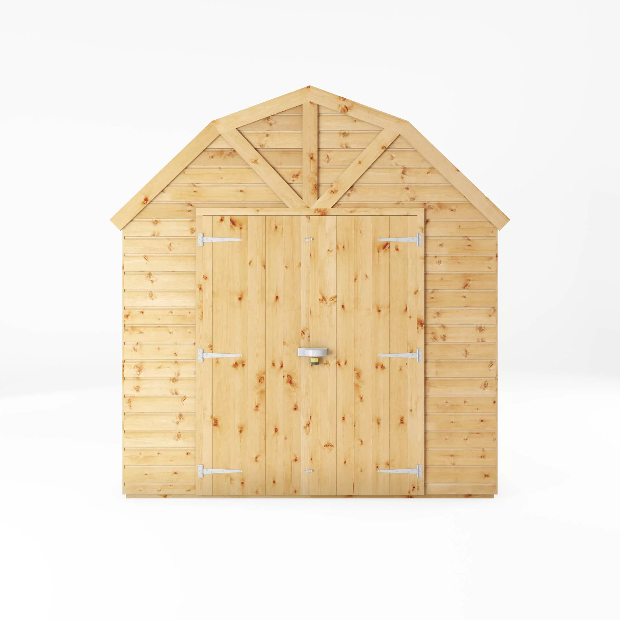 Mercia 8x8 Ft Barn Shiplap Wooden 2 Door Shed With Floor 3 Mercia 8x8 Ft Barn Shiplap Wooden 2 Door Shed With Floor - Image 3