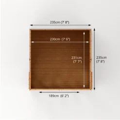 Mercia 8x8 Reverse Apex Tongue & Groove Summer House With Bi-fold Door -Hozelock Shop mercia 8x8 reverse apex tongue groove summer house with bi fold door5029442089720 02t bq