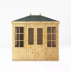 Mercia Clover 8x6 Ft Hip Shiplap Wooden Summer House With Double Door 12 Mercia Clover 8x6 Ft Hip Shiplap Wooden Summer House With Double Door -Hozelock Shop mercia clover 8x6 ft hip shiplap wooden summer house with double door5029442006871 02c