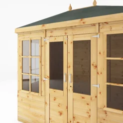 Mercia Clover 8x6 Ft Hip Shiplap Wooden Summer House With Double Door 14 Mercia Clover 8x6 Ft Hip Shiplap Wooden Summer House With Double Door -Hozelock Shop mercia clover 8x6 ft hip shiplap wooden summer house with double door5029442006871 04c