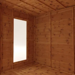 Mercia Corner 8x8 Ft Flat Shiplap Wooden Summer House With Double Door -Hozelock Shop mercia corner 8x8 ft flat shiplap wooden summer house with double door5029442076553 04c