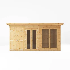 Mercia Maine 14x6 Ft Pent Shiplap Wooden Summer House With Double Door 12 Mercia Maine 14x6 Ft Pent Shiplap Wooden Summer House With Double Door -Hozelock Shop mercia maine 14x6 ft pent shiplap wooden summer house with double door5029442008721 02c