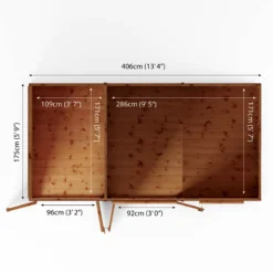 Mercia Maine 14x6 Ft Pent Shiplap Wooden Summer House With Double Door 19 Mercia Maine 14x6 Ft Pent Shiplap Wooden Summer House With Double Door -Hozelock Shop mercia maine 14x6 ft pent shiplap wooden summer house with double door5029442008721 02t