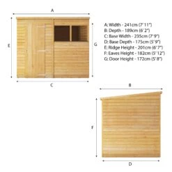 Mercia Pent Overlap Solid Wood Shed With Floor 16 Mercia Pent Overlap Solid Wood Shed With Floor -Hozelock Shop mercia pent overlap solid wood shed with floor5029442075150 01t