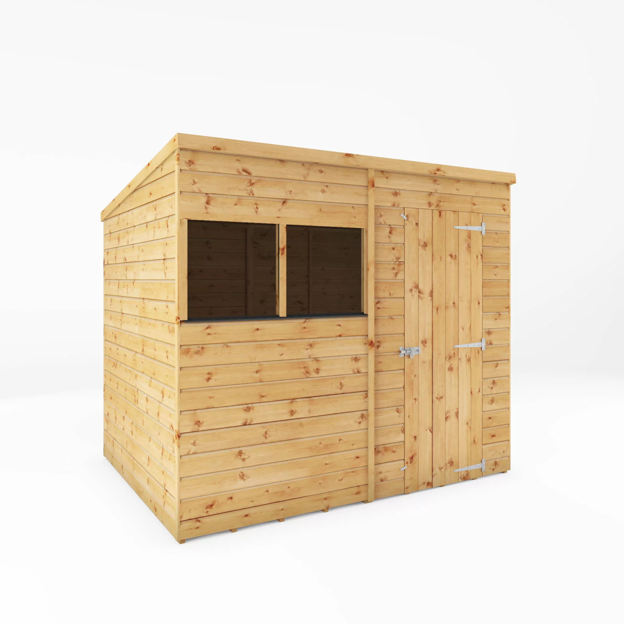 Mercia Premium Pent Shiplap Solid Wood Shed With Floor 2 Mercia Premium Pent Shiplap Solid Wood Shed With Floor - Image 2