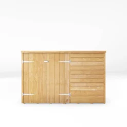 Mercia Solid Wood 4x6 Overlap Pent Bike Store 10 Mercia Solid Wood 4x6 Overlap Pent Bike Store -Hozelock Shop mercia solid wood 4x6 overlap pent bike store5029442089294 02c