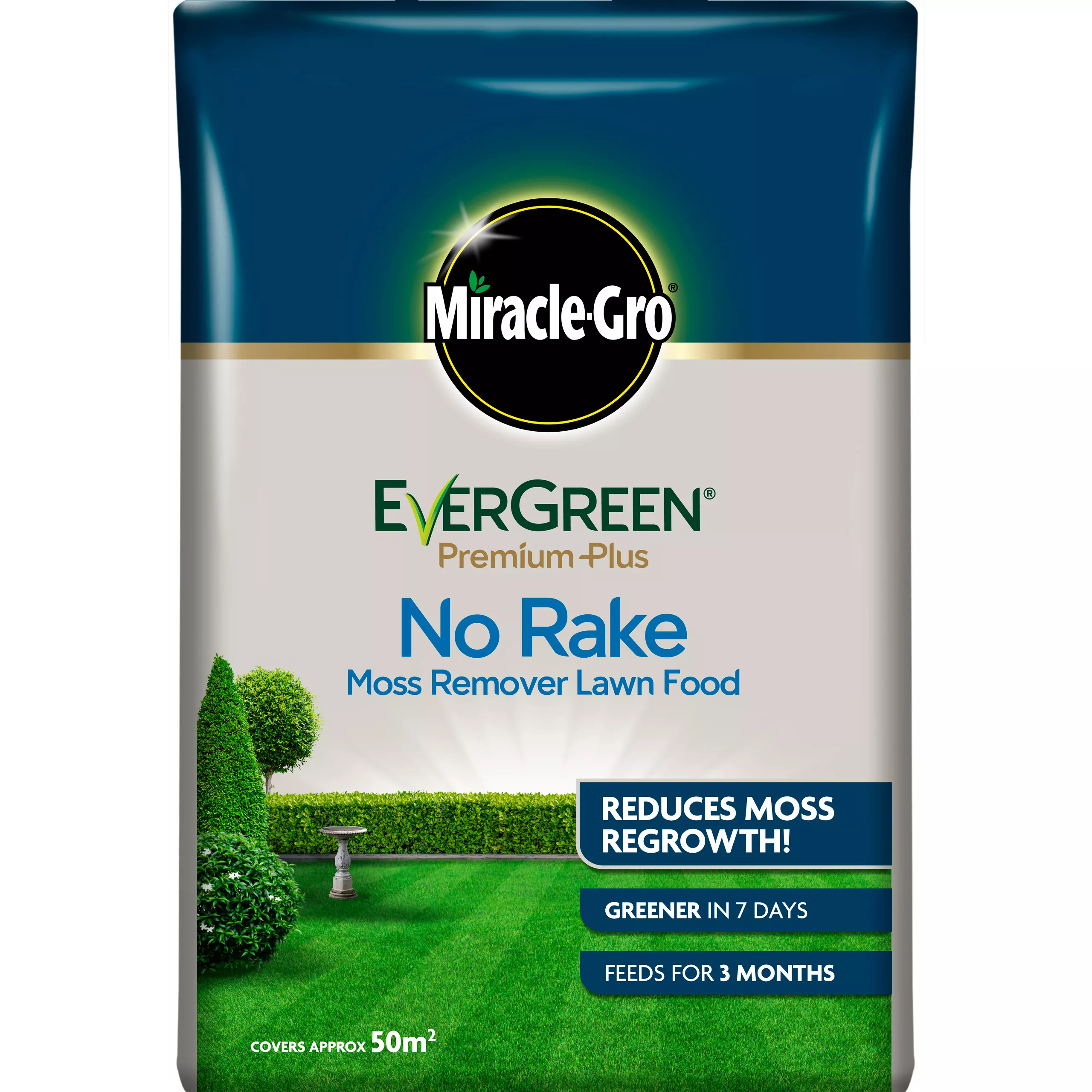 Miracle-Gro No Rake Lawn Fertiliser Granules 50m² 5kg 1 Miracle-Gro No Rake Lawn Fertiliser Granules 50m² 5kg