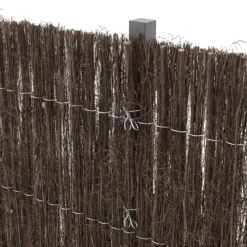Natural Brushwood Garden Screen (H)1m (W)3m -Hozelock Shop natural brushwood garden screen h 1m w 3m3663602428084 38c