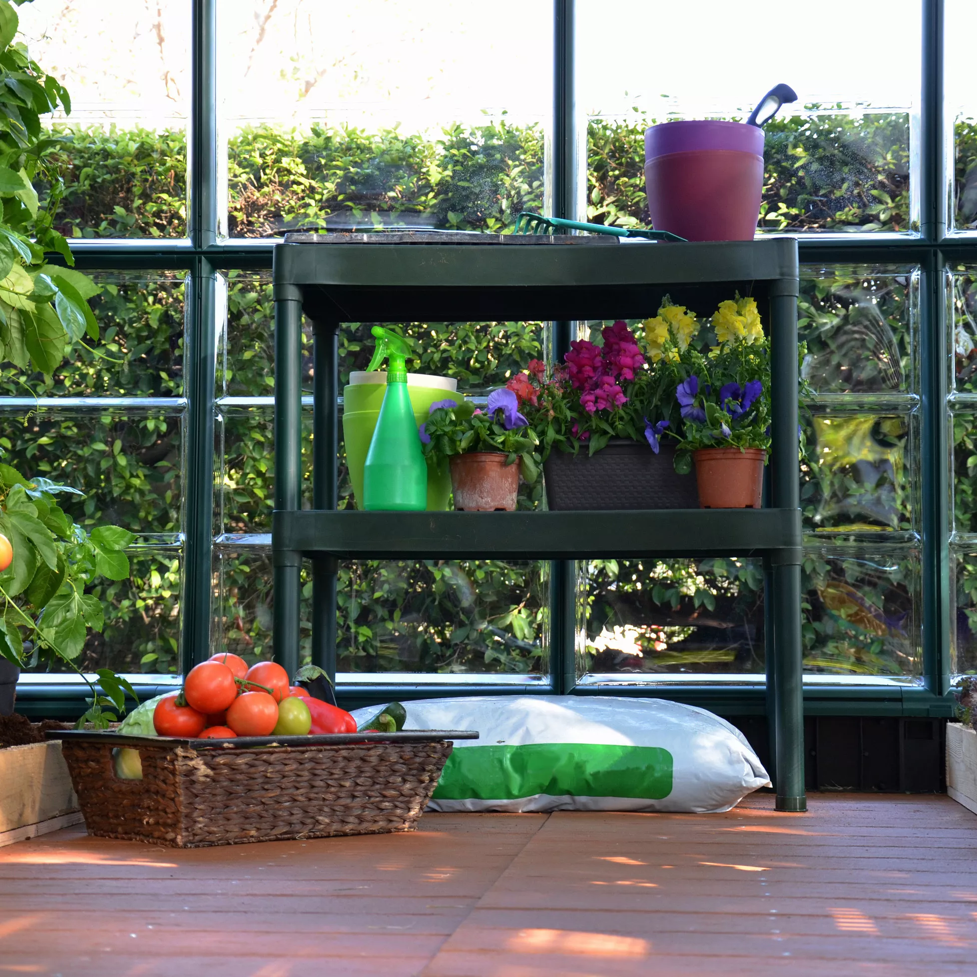 Palram - Canopia 2 Tier Greenhouse Staging 2 Palram - Canopia 2 Tier Greenhouse Staging - Image 2